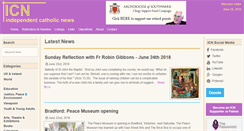 Desktop Screenshot of indcatholicnews.com