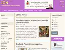Tablet Screenshot of indcatholicnews.com